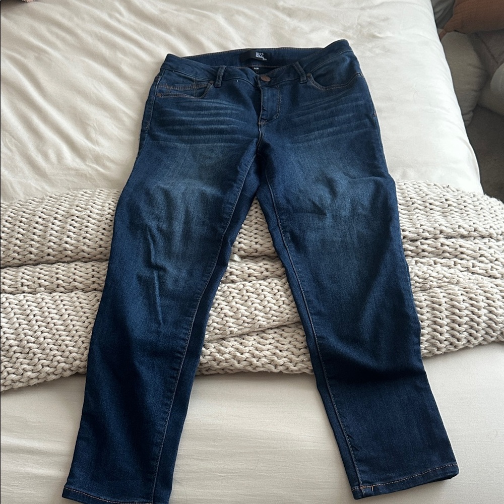 1822 Denim Butter High Waist Skinny Jeans in Medium Wash